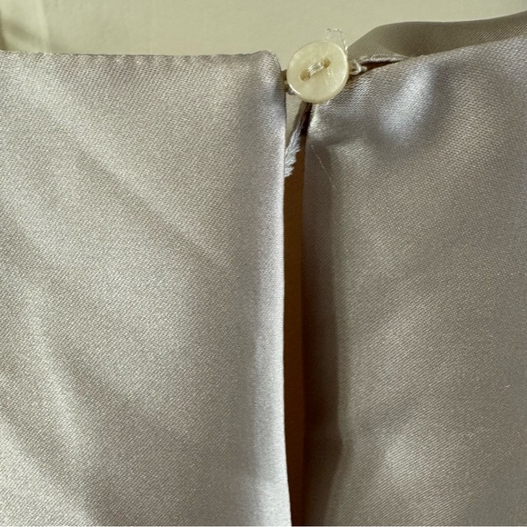 Zara Satin Batwing Champagne Light Gold Blouse - Picture 6 of 6